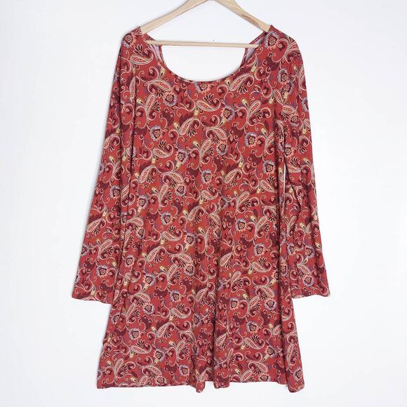 Stitch FIx Nine Britton Harley Brushed Knit Back Detail Dress Large - Picture 3 of 9